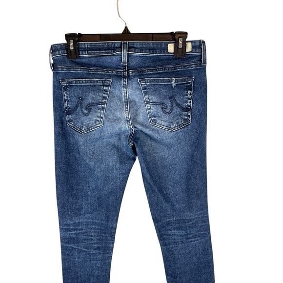 AG Adriano Goldschmied The Legging Ankle Jeans 27R Distressed Skinny Made in USA - Picture 8 of 9